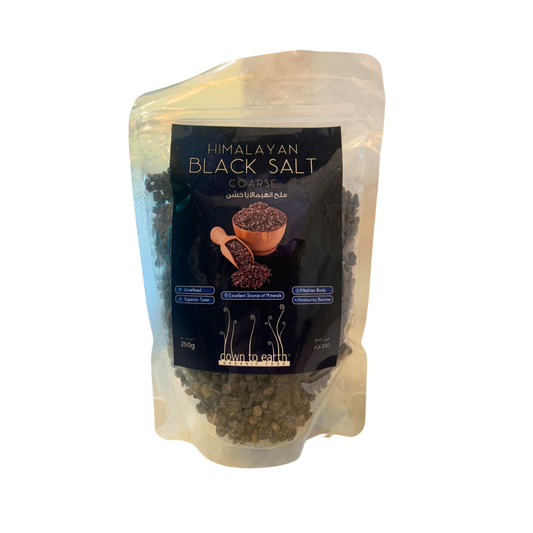 Organic Himalayan Black Salt Coarse